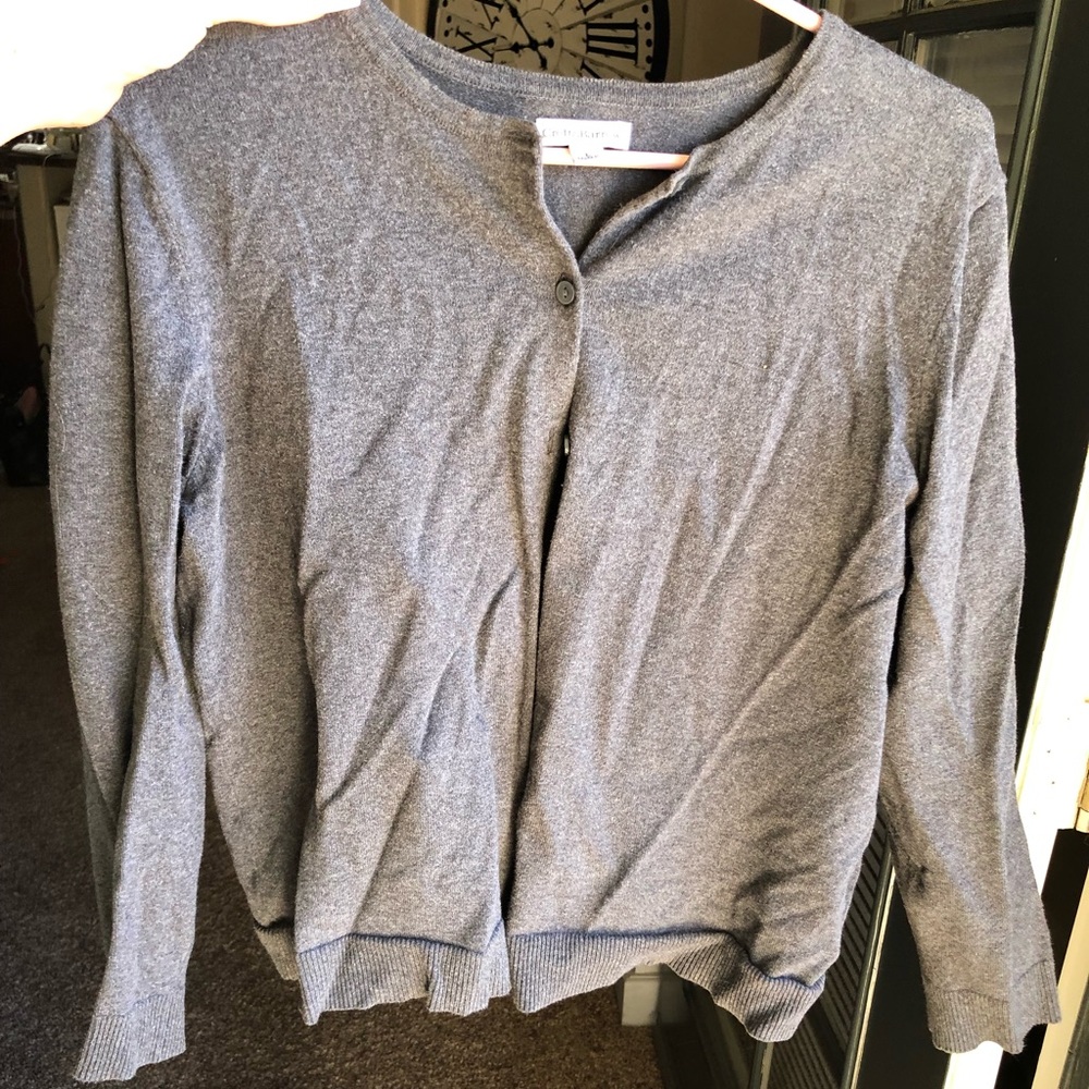 Basic Gray Cardigan